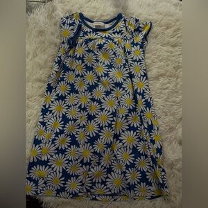 Hanna Andersson Blue and Yellow Floral Dress